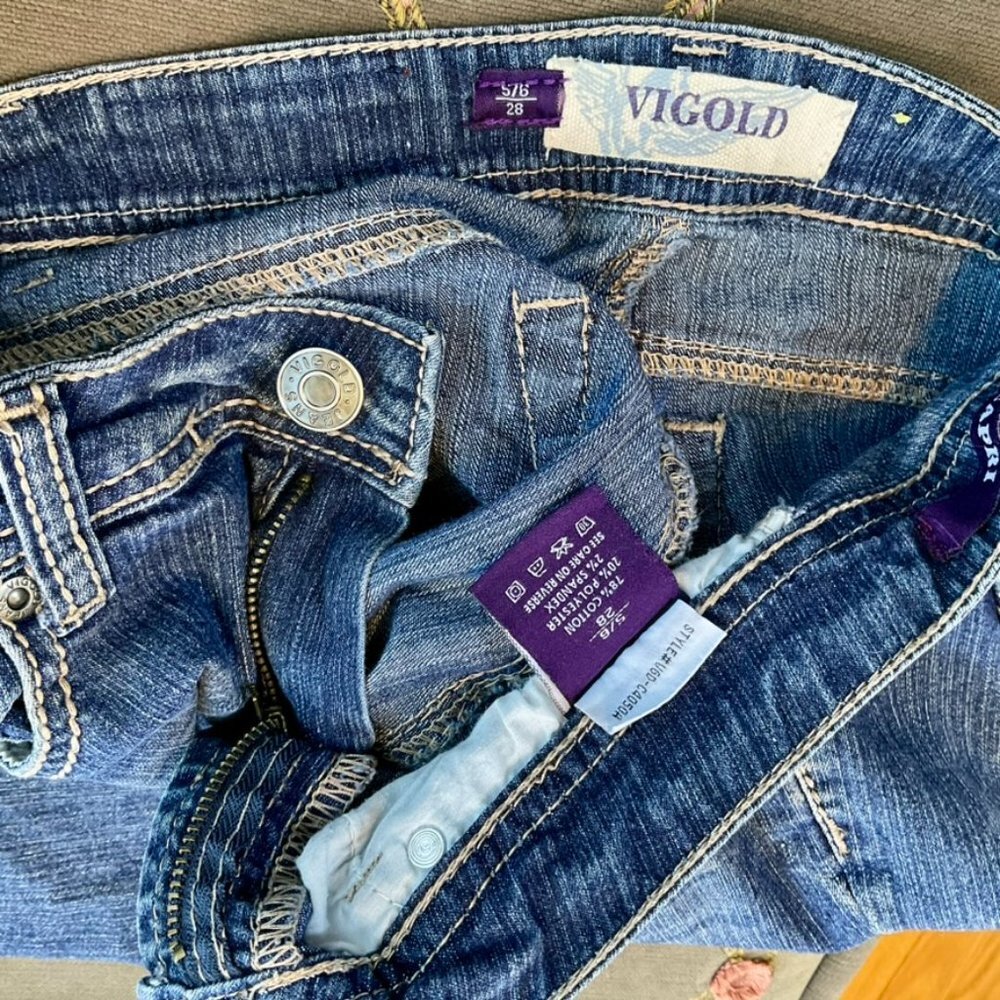 VIGOLD Shorts Bermuda Denim Mid Rise (28) - Picture 7 of 10